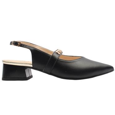 EMIS 8424 956 SLING BACK SHOE - Black